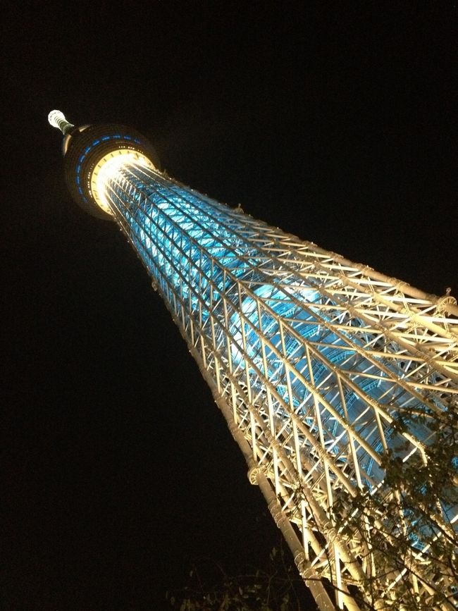 サクッと東京♪ 夜の東京スカイツリー☆