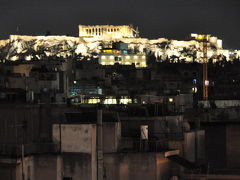 アテネのノボテルホテルと食事。