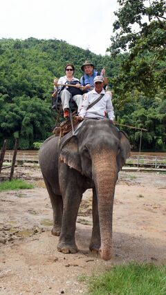 Sabaai! Northern Thailand（7）ルアムミットのエレファントキャンプから山岳民族村を巡り、崖から滑落する。