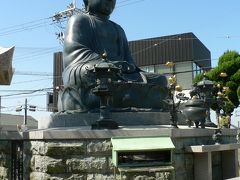 日本の旅　関西を歩く　東大阪市の石切大仏（いしきりだいぶつ）、東大阪ジャンクション周辺