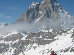 定年旅行・アルプスを滑る