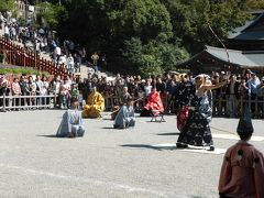 鎌倉鶴岡八幡宮での古式弓術奉納演武見学