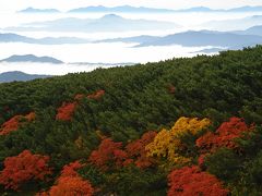 乗鞍高原の雲海と紅葉