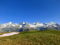 スイスハイキング２０１３・動画（リッフェルベルグからスイスアルプス３６０度のパノラマ）