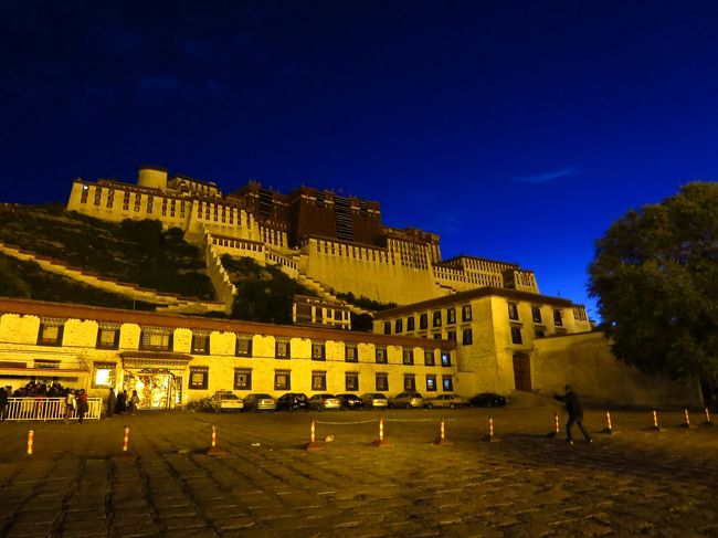 とうとう憧れのチベットへ！<br /><br />一緒に行く友人が見つからず、仕方なくひとりで<br />ツアーを組んでもらった今回のチベット旅。<br /><br />ラサ滞在2日目の早朝、チベット族のガイド君に<br />5時45分に迎えに来てもらい、ポタラ宮へ。<br />夏季はポタラ宮を訪れる観光客が多いため、<br />入場制限があり、訪問したい日の前日、<br />予約券を入手する必要があります。<br /><br />朝8時くらいから予約券の配布が始まるのですが、<br />なななーーーんと、徹夜組もいる、という話。<br />えーウソでしょ？と思っていたのですが…<br />朝6時のポタラ宮の前にはながーーーーーーい列が！<br />無事ポタラ宮の予約券をゲットできるでしょうか？<br /><br /><br />★★　7days in Tibet 8/8〜8/18　旅行記前半　★★<br />01★西安★旅のはじまり<br />http://4travel.jp/travelogue/10811439<br />02★西寧出発！天空を駆ける青蔵鉄道に乗る<br />http://4travel.jp/travelogue/10811713<br />03★念願のチベット入り！天空を駆ける青蔵鉄道に乗る<br />http://4travel.jp/travelogue/10816428<br />04★ラサ★バルコル周辺をぶらぶらと<br />http://4travel.jp/travelogue/10824635<br />05★ラサ★バルコル抜けるとそこは市場！<br />http://4travel.jp/travelogue/10825991<br />06★ラサ★チケット入手困難！早朝ポタラ宮に並ぶ…<br />http://4travel.jp/travelogue/10826239<br />07★ラサ★ダライラマの夏の離宮ノルブリンカでショトン祭り！<br />http://4travel.jp/travelogue/10834818<br />08★ラサ★パボンカゴンパとジョカンへ！<br />http://4travel.jp/travelogue/10835442<br />09★ラサ★とうとうポタラ宮へ<br />http://4travel.jp/travelogue/10857243<br />10★ラサ★デプン寺とセラ寺で問答修行を見る<br />http://4travel.jp/travelogue/10857604<br />11★ラサ★ポタラ宮見に夜のお散歩<br />http://4travel.jp/travelogue/10857857<br />12★ラサ★のんびりな…ヤムドゥク湖への道のり<br />http://4travel.jp/travelogue/10858324<br />13★ラサ★美しさに息を呑んだヤムドゥク湖<br />http://4travel.jp/travelogue/10858384<br />14★ナンカルツェ★カローラ峠から氷河をのぞむ<br />http://4travel.jp/travelogue/10901116<br />15★ギャンツェ★城壁に囲まれた町へ<br />http://4travel.jp/travelogue/10926182<br />16★シガツェ★シガツェ・ゾン周辺散歩<br />http://4travel.jp/travelogue/10926436<br />17★シガツェ★今も信仰を集めるタルシンポ寺…でも…<br />http://4travel.jp/travelogue/10927596