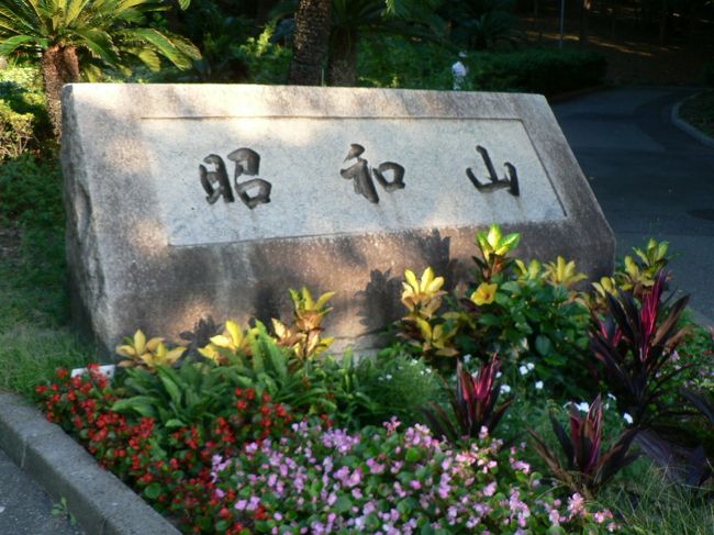 昭和山(しょうわざん)は大阪市大正区千島にある人工の山で標高33メートル。山の周囲は千島公園(ちしまこうえん)として整備されている。山のある大正区千島の一帯には大正時代に貯木場や製材工場が建設され木材工業の街を形成していたが地盤沈下の影響で貯木場の機能が低下し貯木場や製材工場は1960年代に住吉区(現・住之江区)平林に移転し大阪市は1969年に貯木場跡地に「港の見える丘」として人工山を中心とした公園を造成し公園の周囲に公団住宅や官公庁・公共施設を配置する「千島計画」を発表。<br />大阪万博を控えて地下鉄建設工事の残土約170万立方メートルを使用して山が建設され1970年11月に記念植樹式がおこなわれ「昭和山」と命名。昭和山の名称は昭和年間に建設された山ということに由来しているとのことで1974年に公園内に千島体育館が開設された。<br />公園内にはツツジ約5万本やソテツをはじめとした亜熱帯植物などが植えられており1987年昭和山・千島公園一帯に咲いているツツジが区民に親しまれているとして、ツツジが大正区の花に選定されている。<br />昭和山は建設当時大阪市では最も標高が高い場所だったが鶴見緑地内に鶴見新山が建設されたことで昭和山は大阪市で2番目に標高が高い場所となっているが標高33メートルが2番目に高い山とは大阪市がいかに平坦な地域かを良く証明している。<br />(写真は千島公園の昭和山)<br />