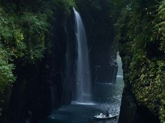 熊本の旅【３】～南阿蘇からちょっぴり紅葉している、モヤがかかって幻想的は高千穂峡へ～