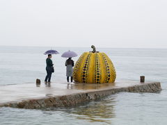 台風の余波の残る直島の、2013瀬戸内国際芸術祭