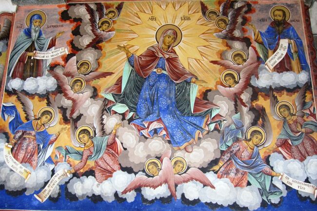 2011秋、ブルガリア等・東欧旅行記(49/52：補遺3)：リラの僧院・フレスコ画