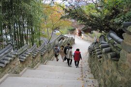2011秋、韓国旅行記24(26/35)：釜山市郊外、梵魚寺、石塔、大雄殿、観音殿、地蔵殿、羅漢殿