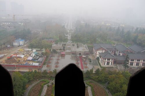 2011暮、中国旅行記21(16/28):西安、大慈恩寺、大雁塔、客殿 2011暮、中国旅行記21(16/28):西安、大慈恩寺、大雁塔、客殿