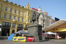 2012初夏、クロアチア等の東欧旅行(8/50)：6月21日(7)：ザグレブ、旧市街、イェラチッチ広場、マンドゥシェヴァッツの泉