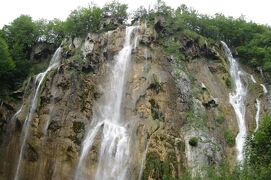 2012初夏、クロアチア等の東欧旅行(17/50)：6月23日(3)：プリトヴィツェ湖群国立公園、ヴェリキ・スラップ、桟道、サギ草