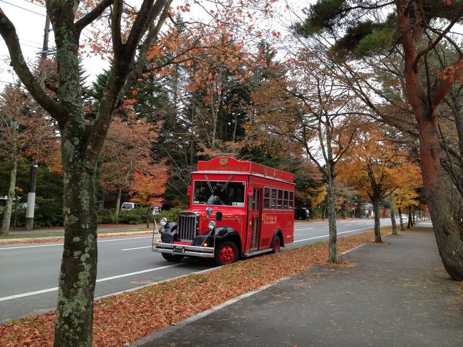 軽井沢旅行2日目。<br />午前中は曇り＆雨でしたが、午後からはまた晴れました！