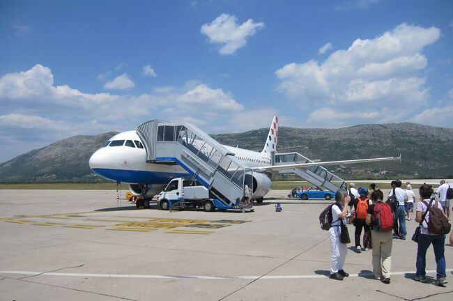 2012初夏、クロアチア等の東欧旅行(48/50)：6月26日(3)：帰国、ドブロクニク空港から国内線でザグレブへ