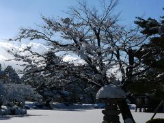 古都金沢の雪景色