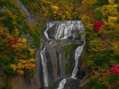 袋田の滝！紅葉