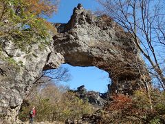 紅葉の妙義山トレッキング