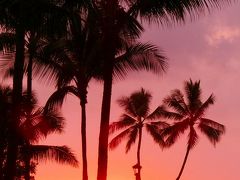 ハワイの夕景