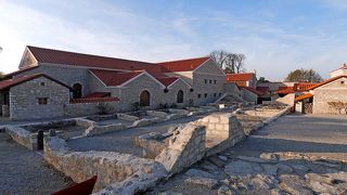 2013.11オーストリア・ベラルーシ旅行3-Carnuntum遺跡公園，国道49号線でドナウ川を渡る