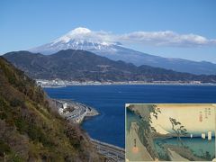 歌川広重の気分になって、さった峠から富士山を望む