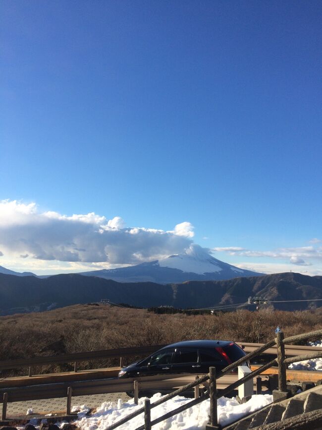 姉妹では何度も行っている箱根でしたが、今回はお初の場所も多く楽しめました。<br />宿泊「芦ノ湖畔蛸川温泉 龍宮殿（旅館）」<br /><br />1日目　菜の花茶房でお茶→12時に箱根湯本合流→折々でお買い物→ランチ「ITOH DINING by NOBU（神奈川県・強羅／NOBU STYLE 鉄板焼）→大涌谷で黒玉子と富士山→ホテルへチェックイン<br /><br />2日目　箱根・プリンスショッピングプラザでパン購入、コーヒー飲む→水族館→山のホテルでパンを買う→箱根神社→焼津おさかなセンターで買物→海老名サービスエリアで夕食