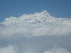 2013年12月　ネパール　美しきヒマラヤ（少し見えた）　3／4　（ポカラ）
