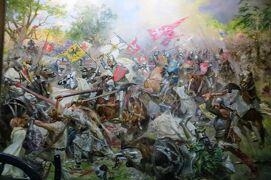 2013秋、ポーランド旅行記(25/28：補遺)：ワルシャワ軍事博物館(1/４)：戦争絵画、君主・英雄肖像画、彫像