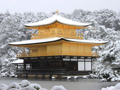 2010大晦日　吹雪の京都　金閣寺～銀閣寺
