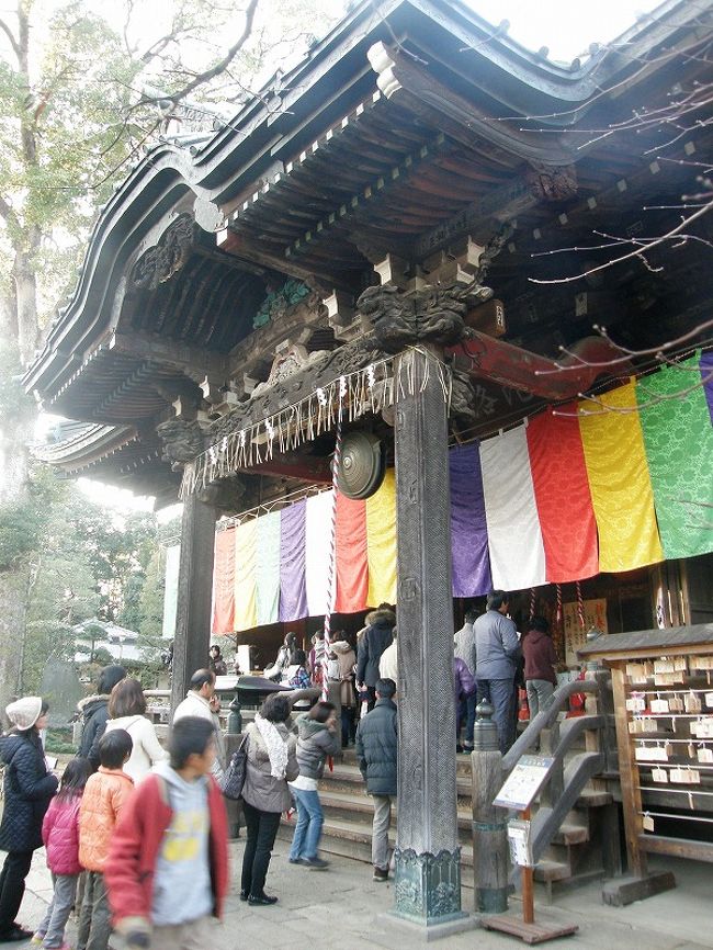 ２０１４年の元旦は早朝ウォーキングで久喜市の鷲宮神社に・・初詣<br /><br />日中は吉見町の実家へ年始の帰りに吉見観音に・・初詣<br />吉見観音は坂東十一番札所・岩殿山・安楽寺である。