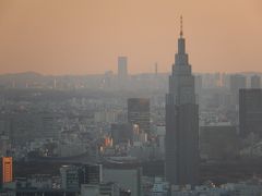 池袋サンシャイン６０階展望台からの風景①南側方面(新宿、東京駅、汐留め方面)