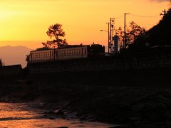 富山　雨晴海岸の夜明け