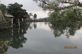 冬の金沢兼六園と金沢城