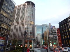 今年初めて黄昏時の日本橋室町～日本橋～高島屋～東京駅八重洲迄を歩く