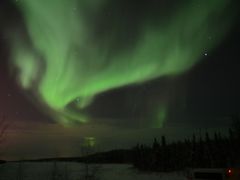 冬のカナダ旅行　夜空一面に広がるオーロラが美しかった