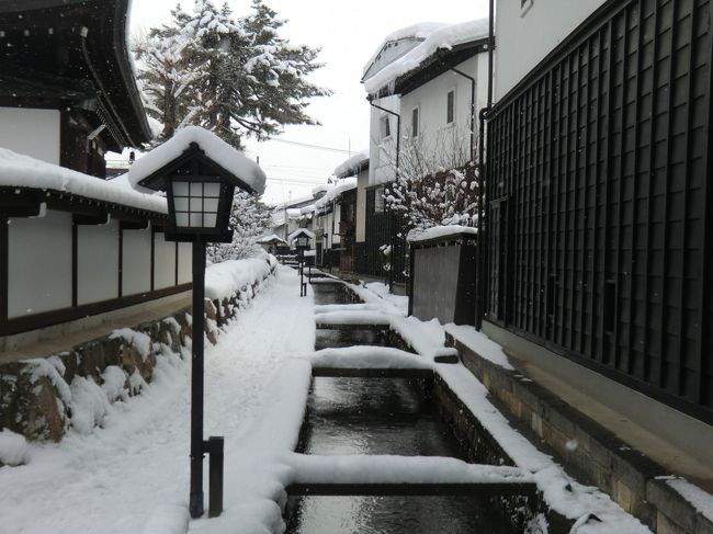 2014年1月　飛騨・美濃の旅　第１日　平湯大滝、飛騨古川、飛騨高山