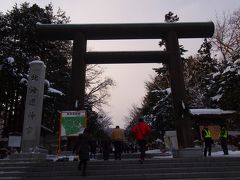 北海道旅行記２０１３年・年末～２０１４年お正月・冬④札幌新春初詣・北海道神宮編