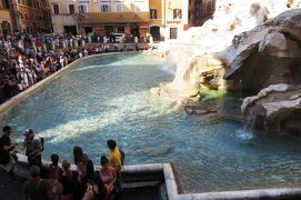 2013秋、イタリア旅行記2(22/53)：9月28日(3)：ローマ(3)：ポーリ宮殿、トレヴィの泉、ポセイドン