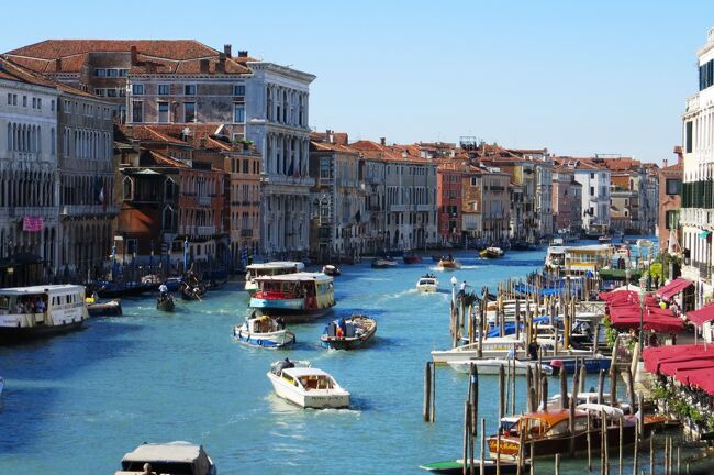 2013秋、イタリア旅行記2(43/53)：10月1日(3)：ヴェネチア(3)：大運河、リアルト橋、サン・マルコ広場