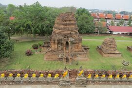 2013冬、タイ王国旅行記2(21/34)：2月5日(6)：アユタヤ遺跡、象乗り、ワット・ヤイ・チャイ・モンコン