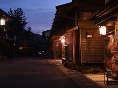 冬の奈良井宿と妻籠宿