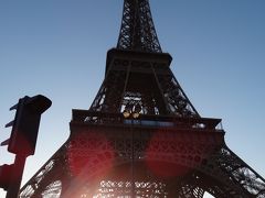 冬のパリとベルギー 3 エッフェル塔に登った日