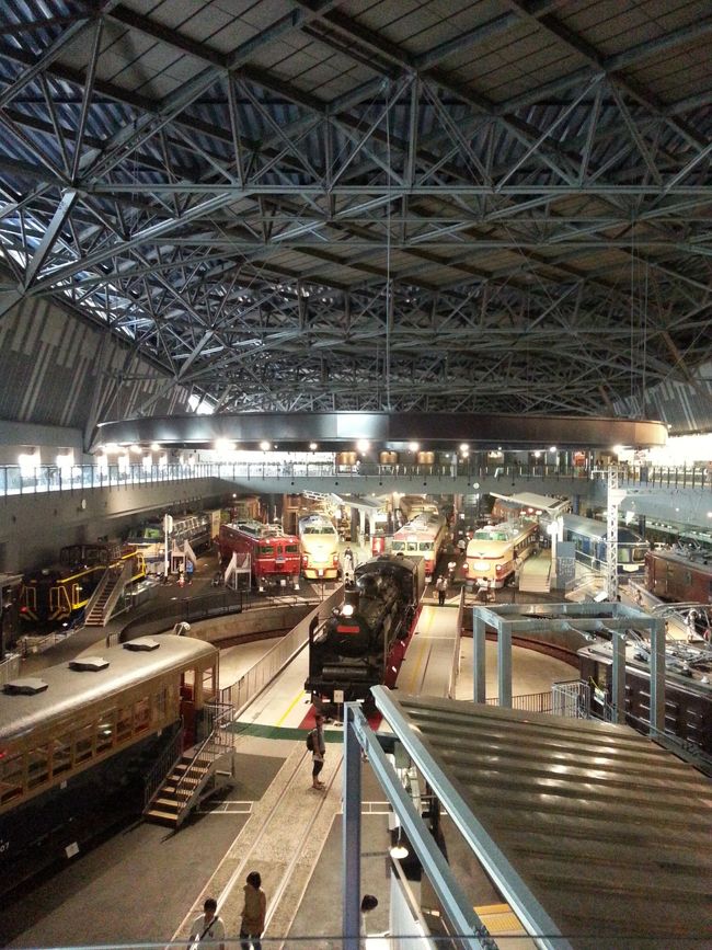 埼玉県にある鉄道博物館に行きました^^