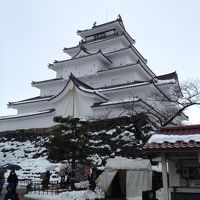 雪の正月会津旅行