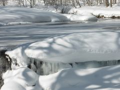 県道36号線　厳冬のころ