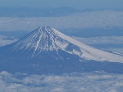 セントレアからA320に乗って成田まで。富士山が良く見えました。