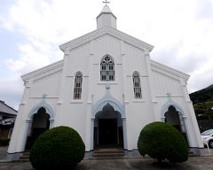 2013.10福江，上五島旅行10終-高浜ビーチ，三井楽遣唐使ふるさと館，水ノ浦教会，帰京へ