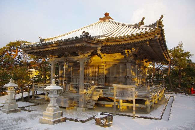 冬の東北を見たくて旅に出ました。<br />仙台まるごとパスを使用して、松島海岸から山寺まで利用。