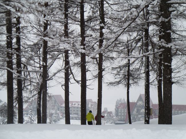 会社の同僚と上越国際スキー場＆六日町温泉に行って来ました。当日東京が大雪でしたが朝はそれほど積もっていず無事越後湯沢へ到着しました。ローカル線で六日町へ移動し宿の送迎バスで宿泊するほてる木の芽坂へ　着替えて上越国際スキー場へ送ってもらいました。夜は宴会が続き12時に解散　翌日は六日町の雪祭りを見学して越後湯沢で日帰入浴、駅前の中野屋でへぎ蕎麦を食べ夕方に東京へ戻って来ました。盛りだくさんの2日間でした。