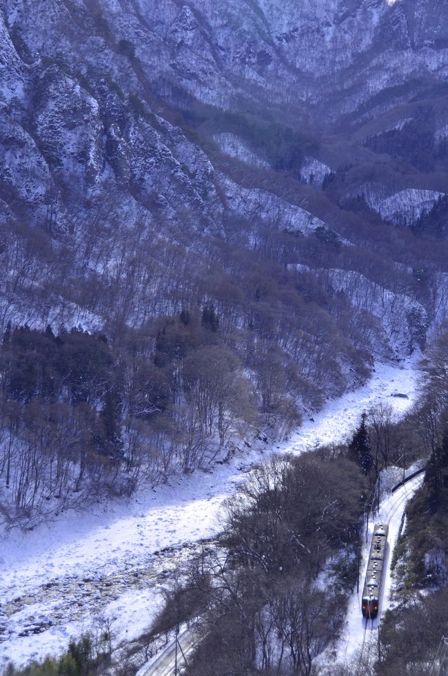 吾妻渓谷と川原湯温泉周辺に広がる雪景色とJR吾妻線の風景を記録として残そうと訪れてみました。 